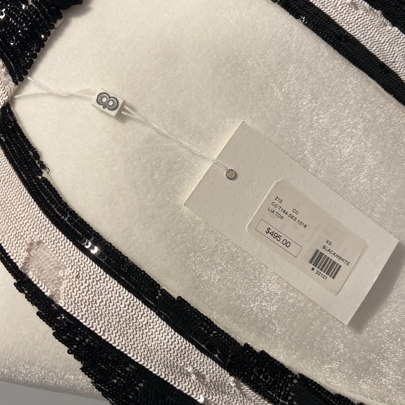 ☀️ Caroline Constas Lia Sequin Top - Picture 4 of 7